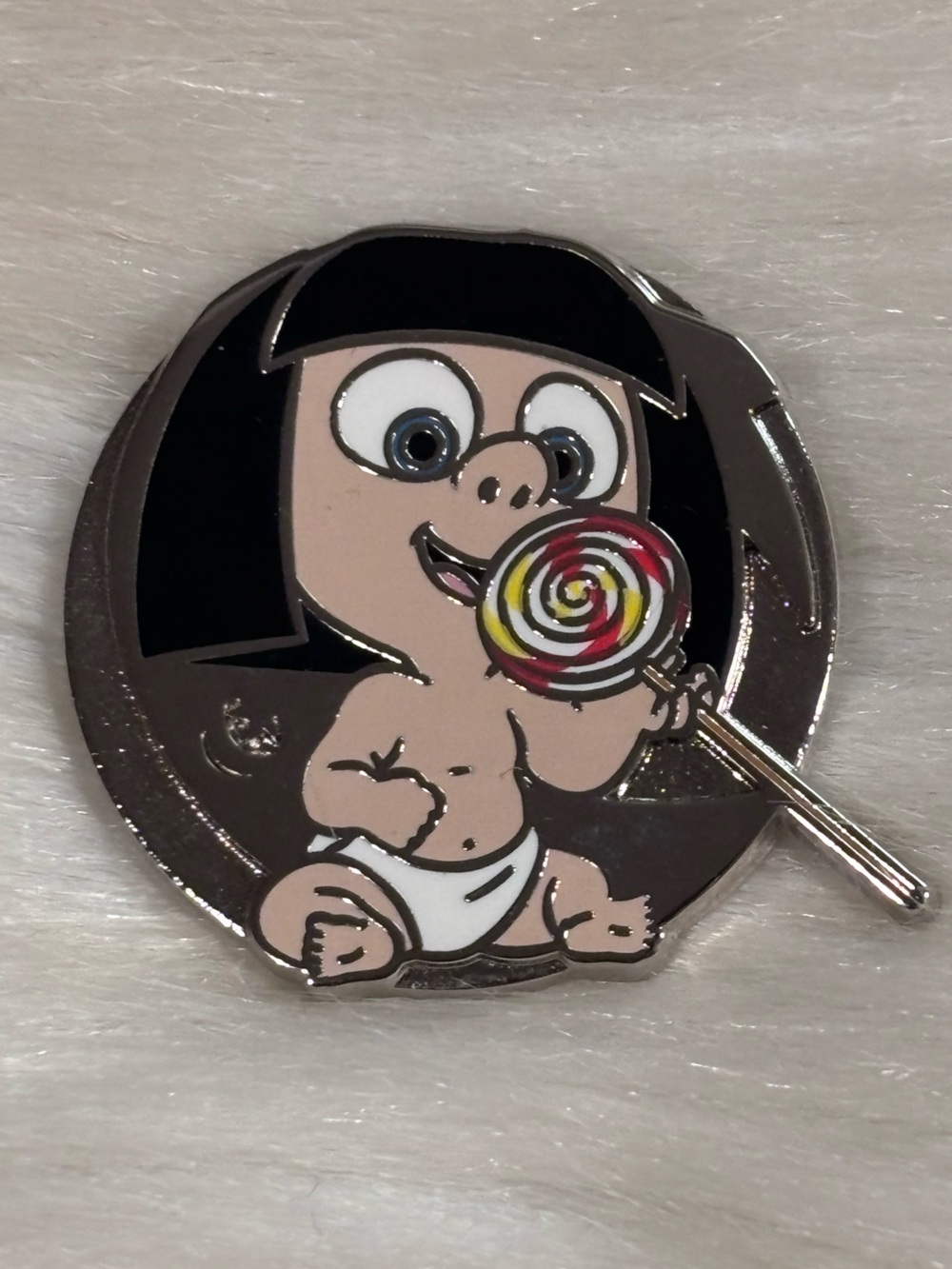 Hidden Disney 2024 Pixar Incredibles Mimicking Power Jack Edna Mode Disney Pin